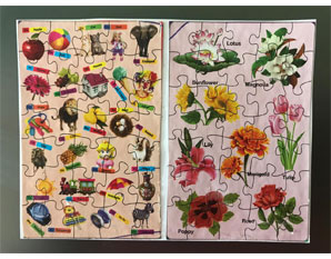 PP0362 Alphabete & flower puzzle