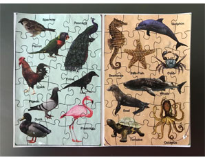 PP0363 Birds & sea animals puzzle