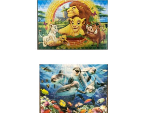 PP0370 Lion king & Dolphn Puzzle