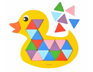 TD0032 Quack duck mosaic puzzle