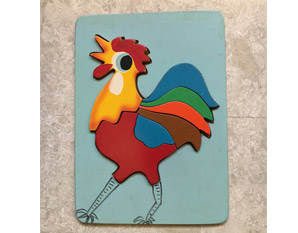 TD0155 Rooster Puzzle