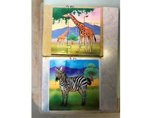 TD0170 Giraffe Zebra Puzzle